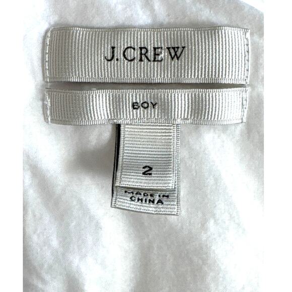 J. Crew Women's Button Front Boy Shirt in Classic White Size 2 - Picture 4 of 8